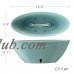 Santino Self Watering Planter CALIPSO Oval Shape L 13.5 Inch x H 5.1 Inch Purple/White Flower Pot   564101714